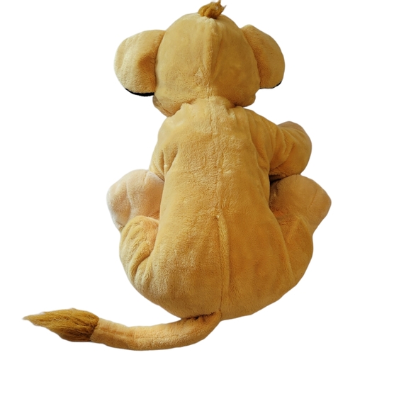 Disney Just Play The Lion King Simba LARGE SOFT Plush Embroidered Face Doll NICE - Picture 3 of 5